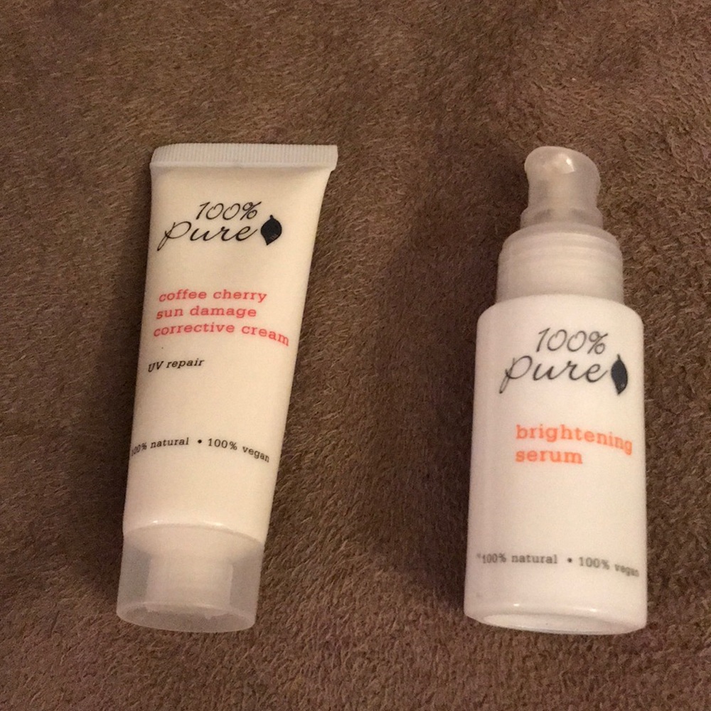 NWOT 100% pure cream and serum(: